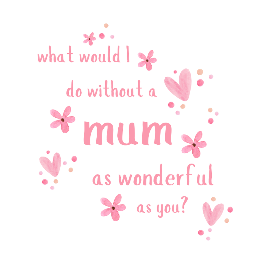 Petimo - Sweet Hearts Mum As Wonderful As You Pink Flower Hearts Card - More Than Just a Gift | Narborough Hall