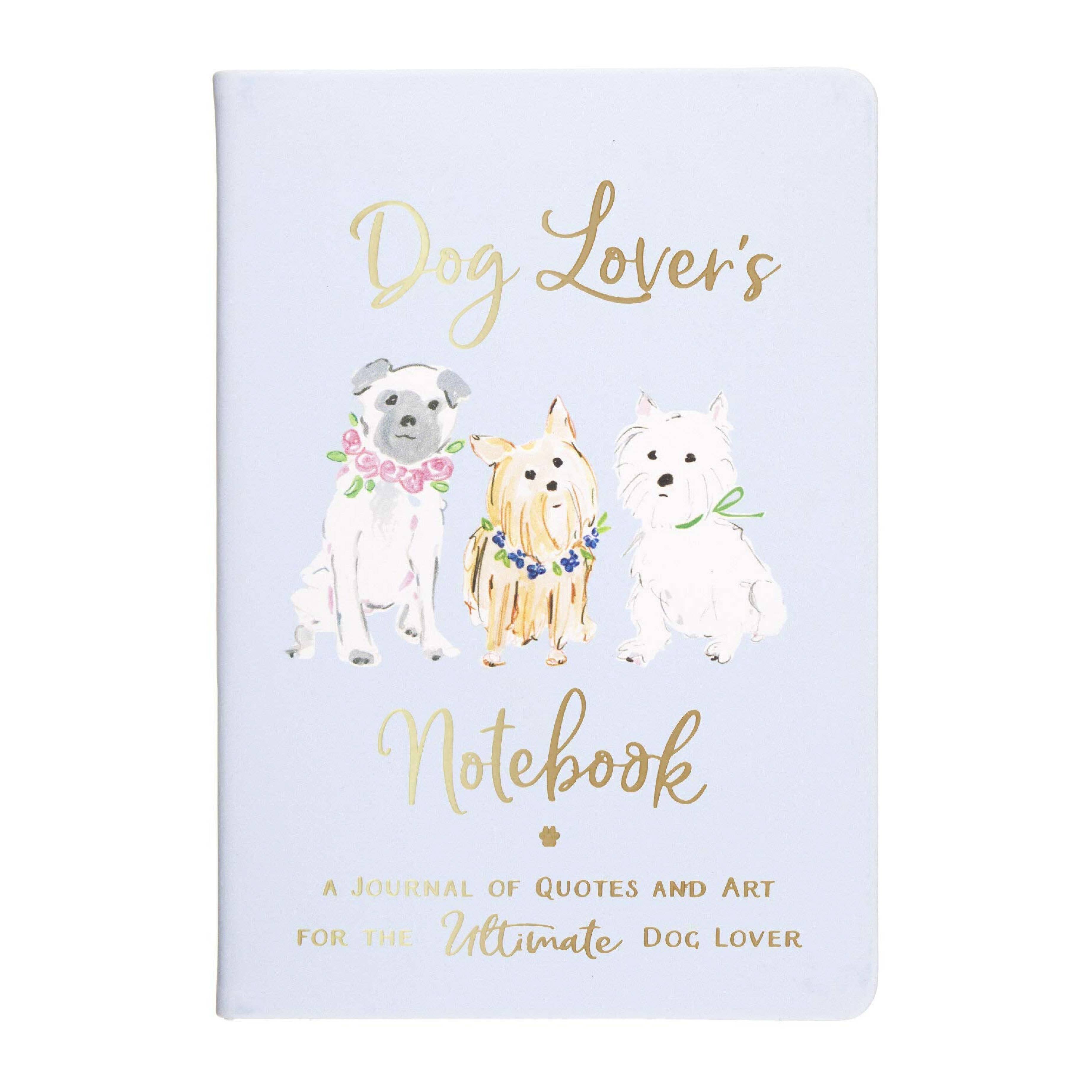 Oli Olsen - Éccolo A5 Soft Cover Dog Lover Journal - Baby Blue