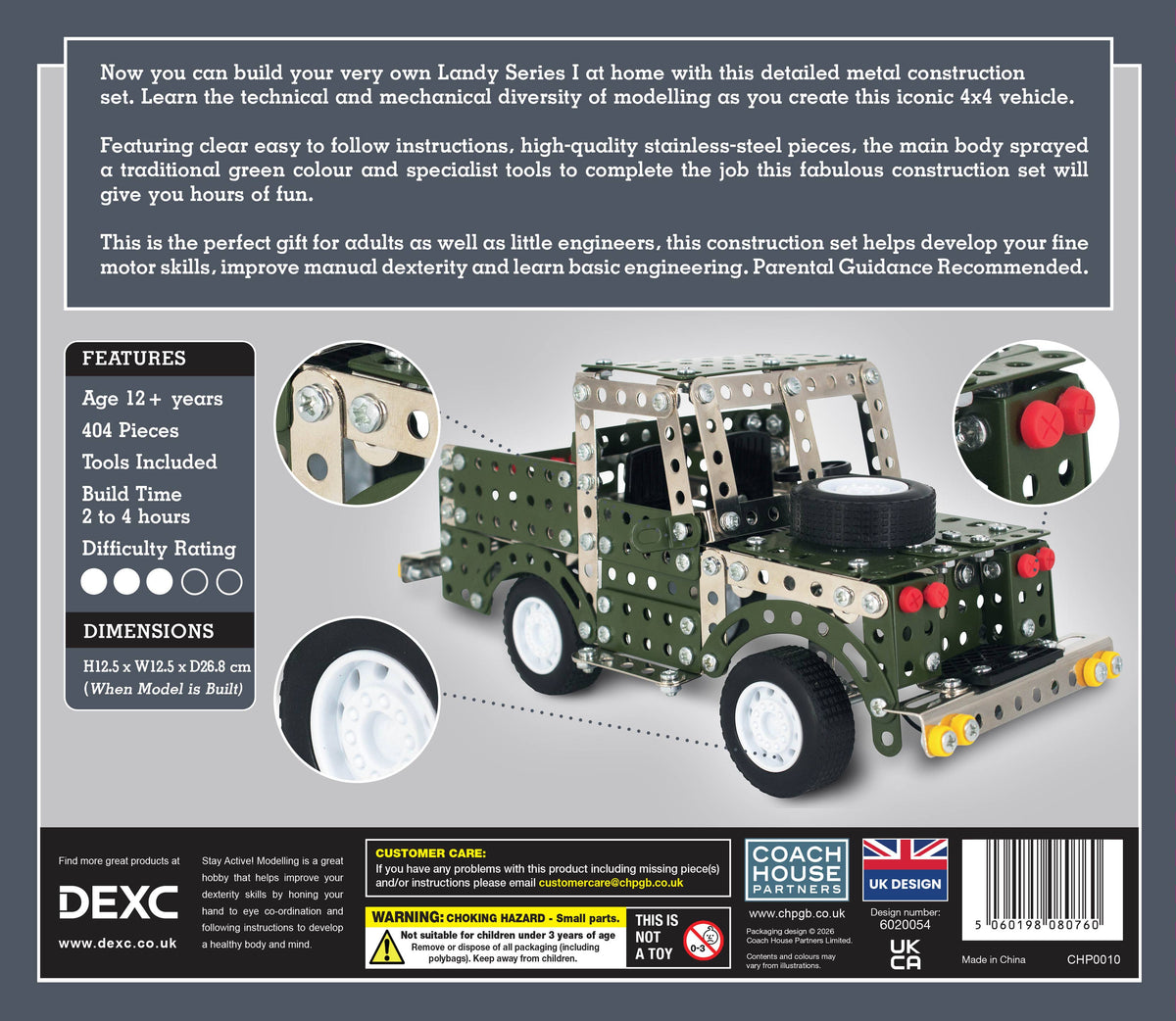 Landy Metal Construction Kit