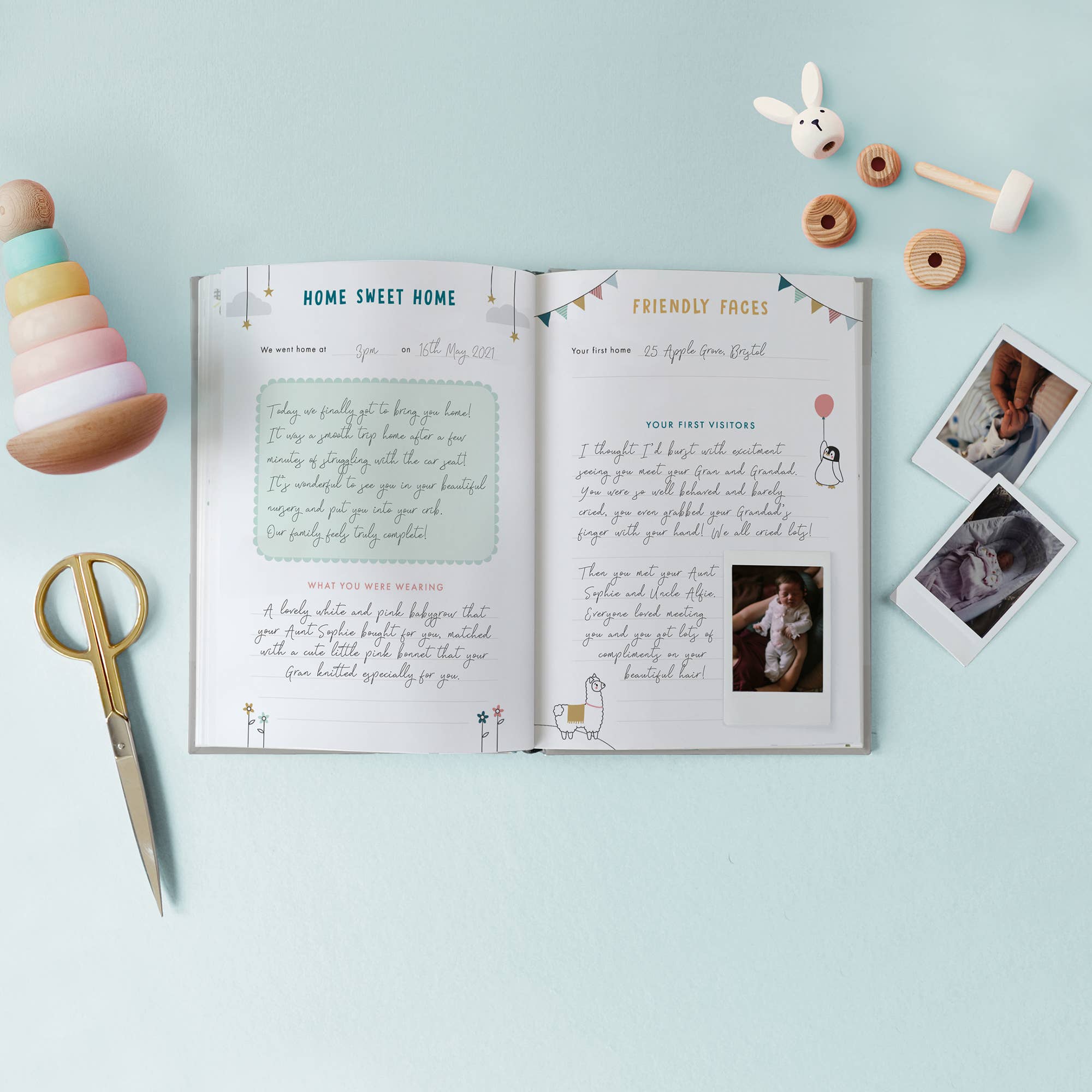 FROM YOU TO ME Meaningful Gifts - Bump to Birthday Pregnancy Journal | Pregnancy Keepsake