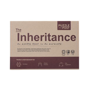The Inheritance Puzzle Post escape room game