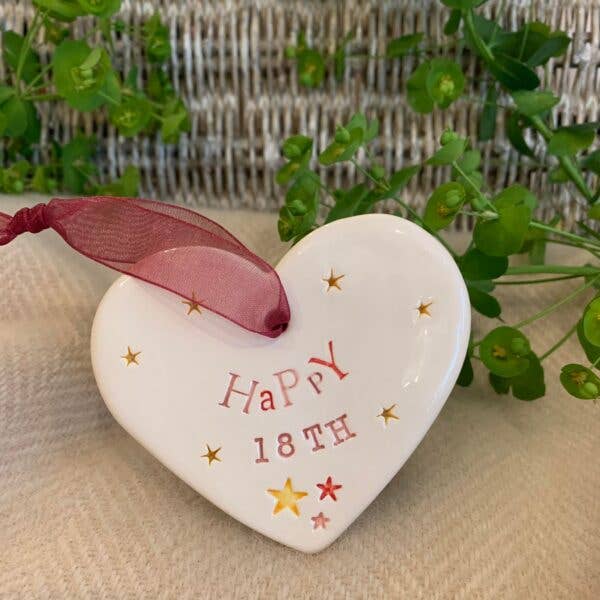 Jamali-Annay Designs - Handmade Ceramic - Happy 18th