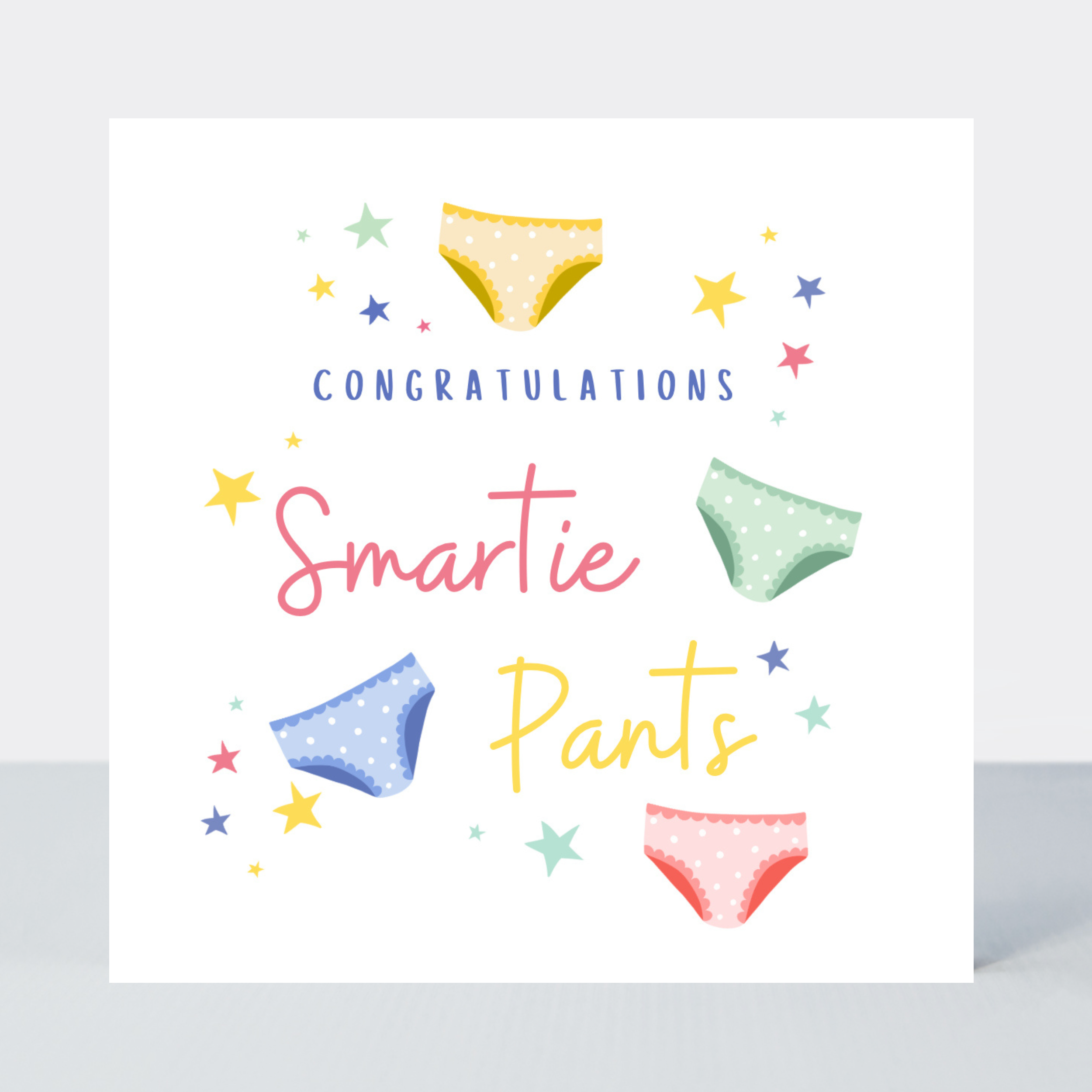 Petimo - Rainbows Congratulations Smartie Pants Exam Congrats Card