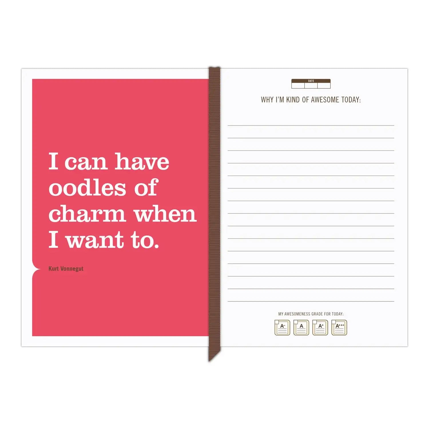 Abrams & Chronicle Books - Knock Knock I`m Kind of Awesome Mini Inner Truth Journal