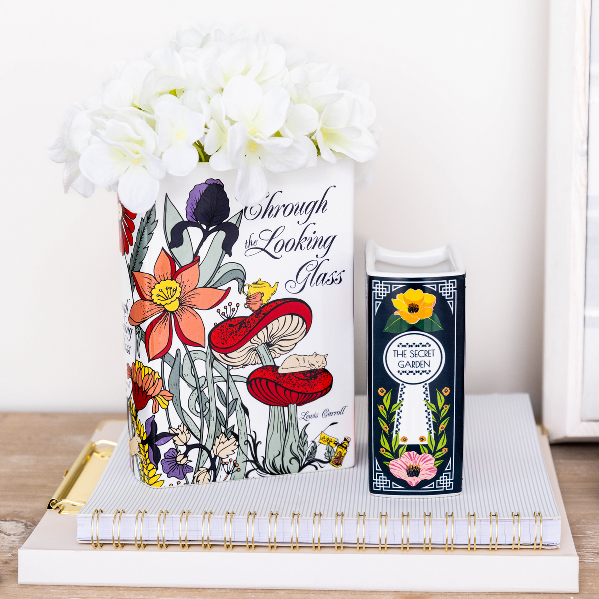 Steel Mill & Co UK - Book Vase, Through the Looking Glass