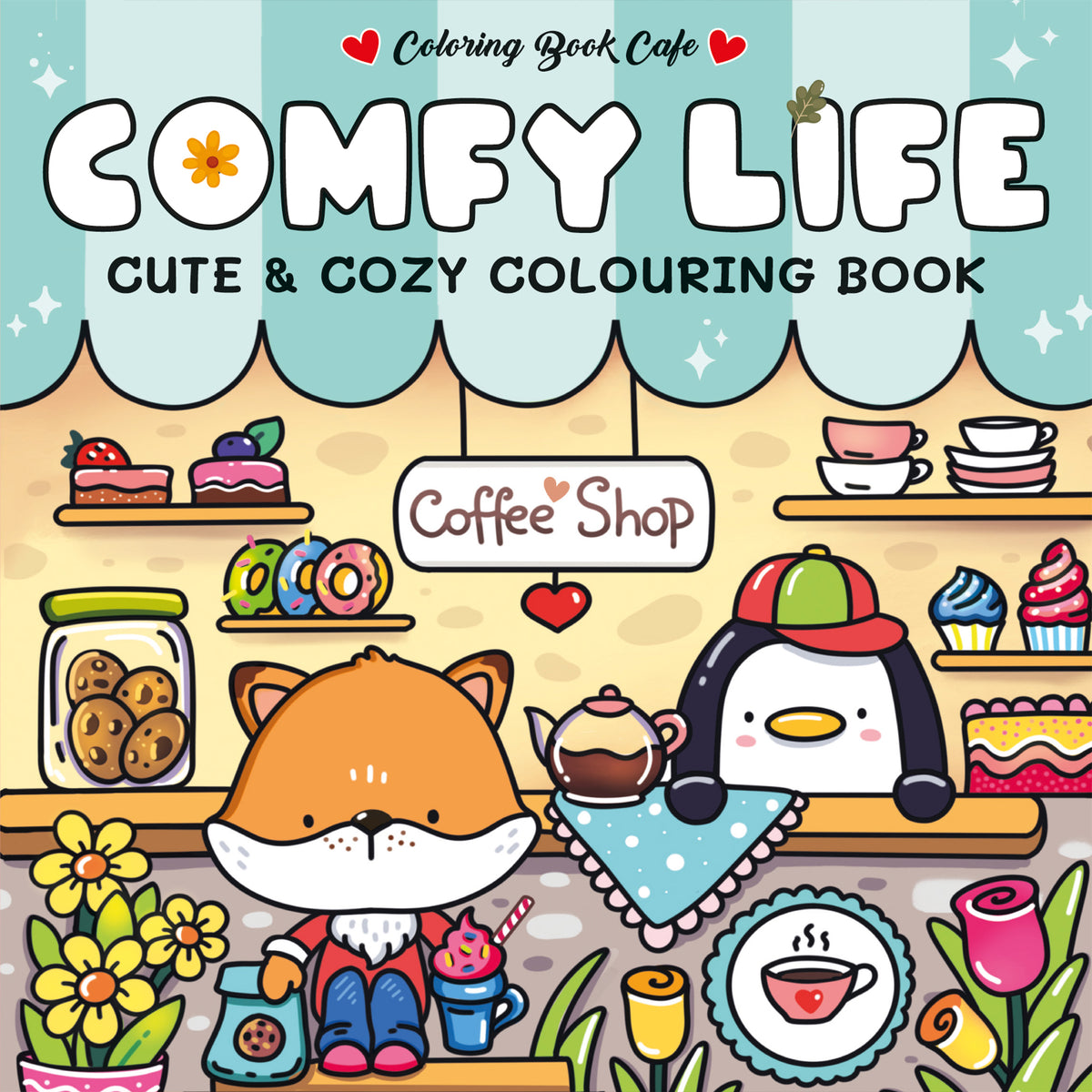 Comfy Life Cozy Colouring Book