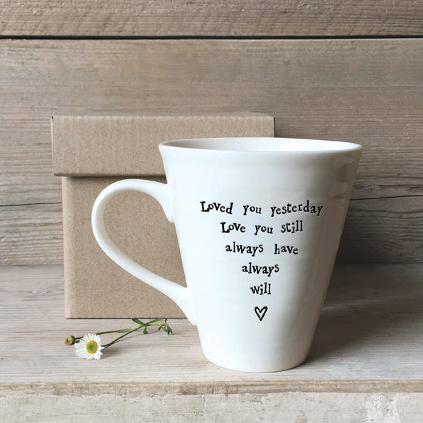 East of India Loved You Yesterday Mug