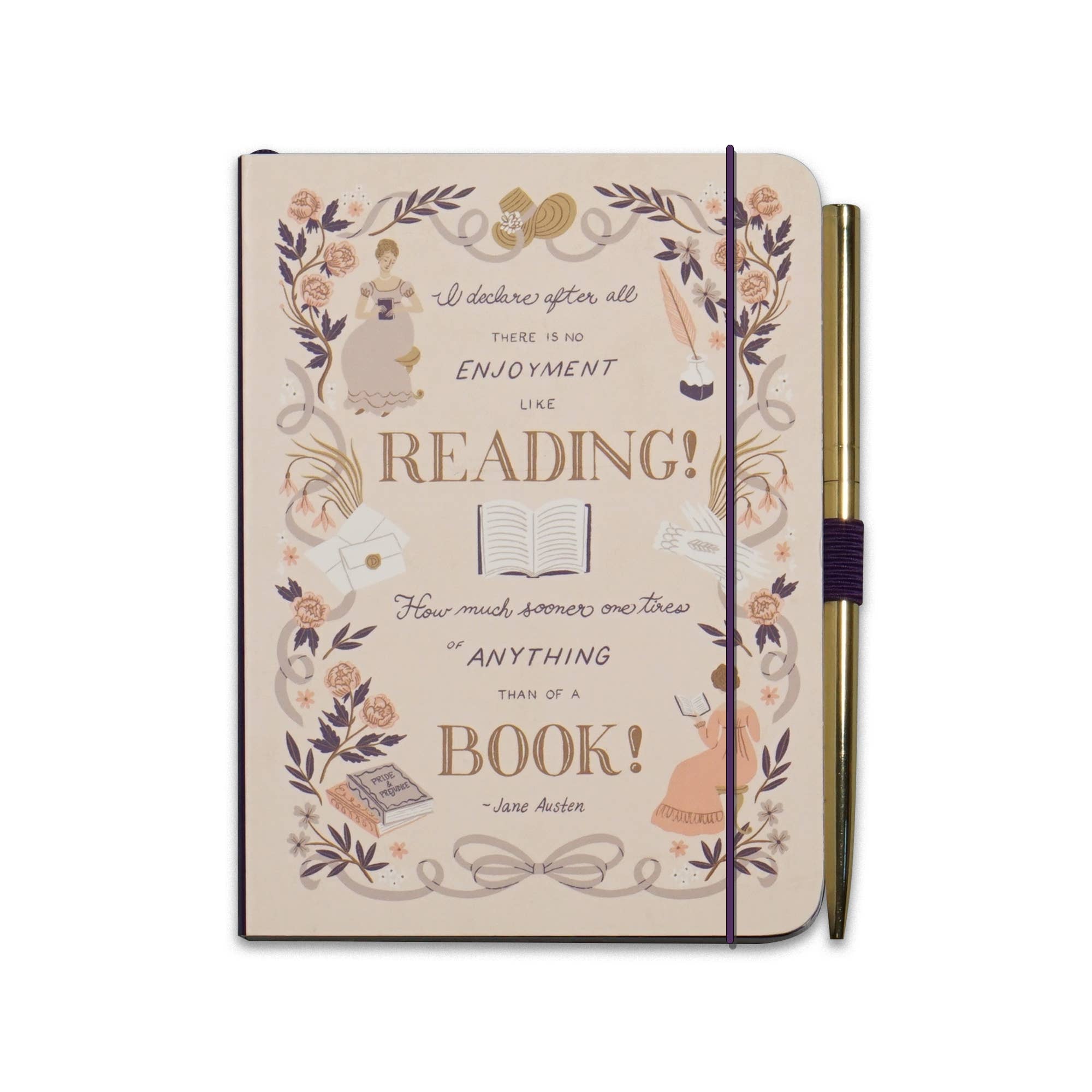 Half Moon Bay - A6 Notebook & Pen - Pulteney Press (Pride & Prejudice)