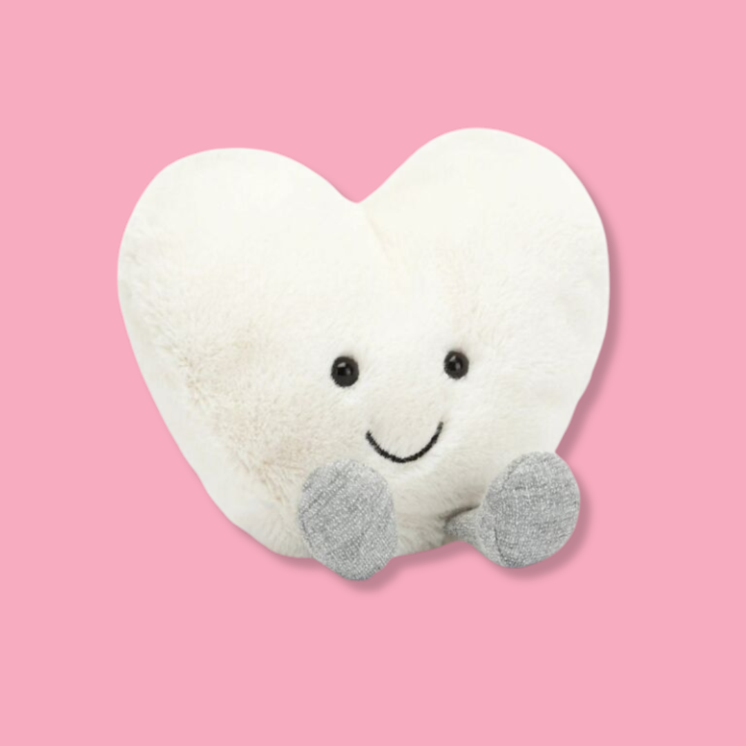 Jellycat Amuseable Little Cream Heart