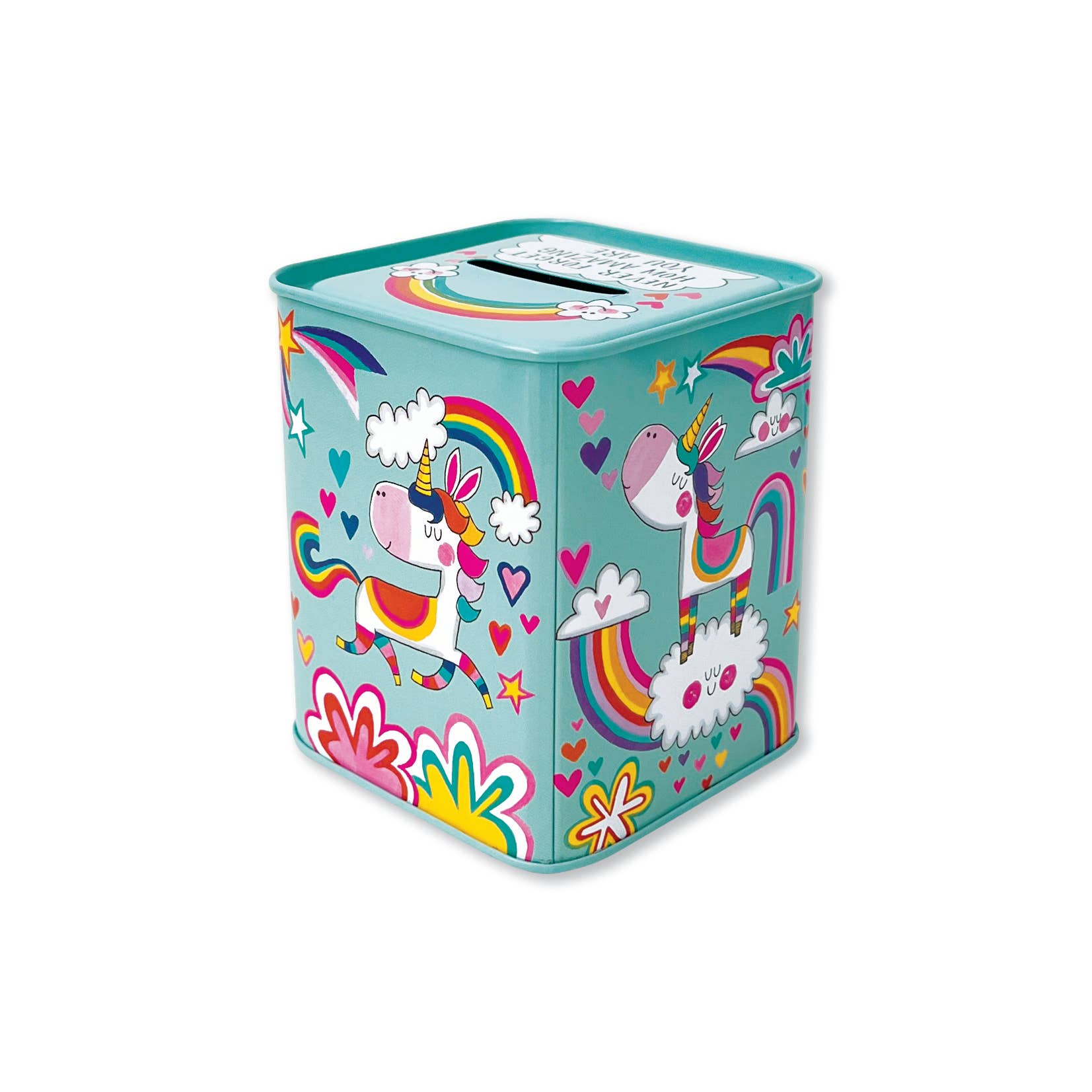 Rachel Ellen Designs - Money Box - Never Forget How Amazing You Are/Unicorns