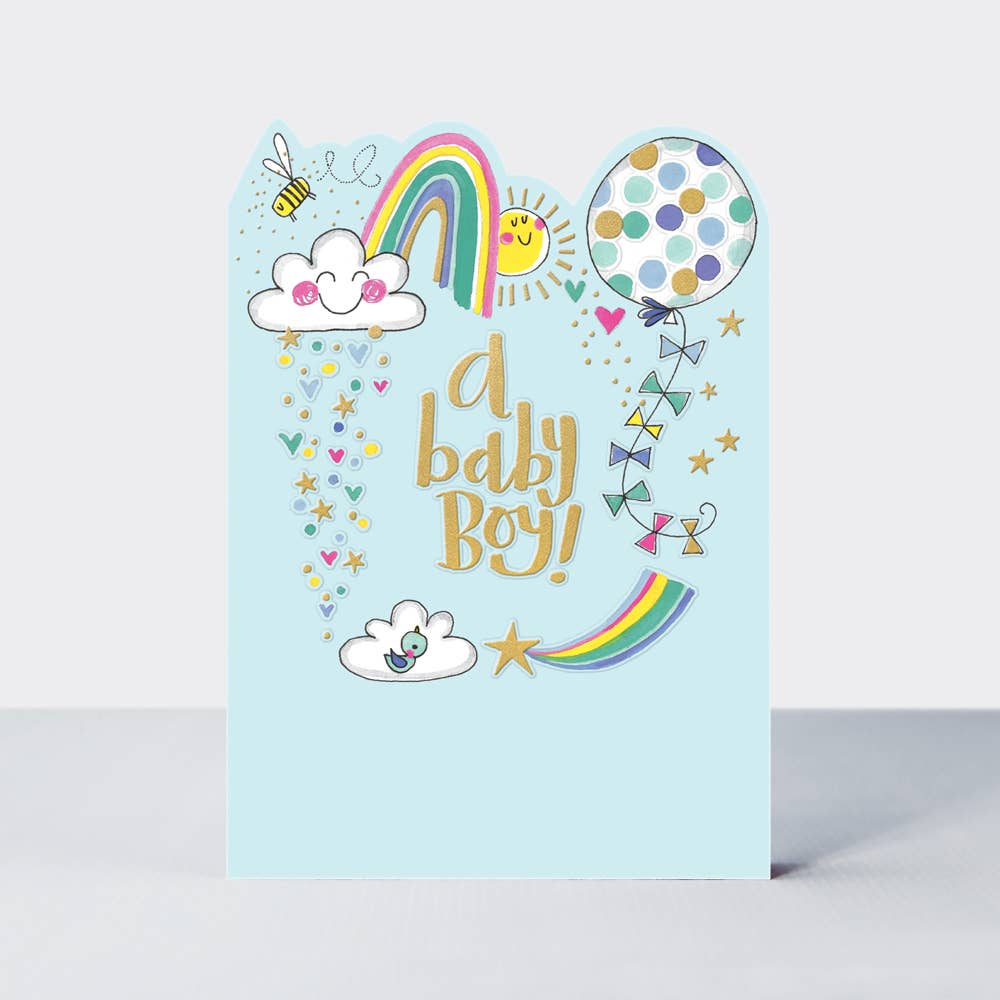 Rachel Ellen Designs 'A Baby Boy' Baby Card
