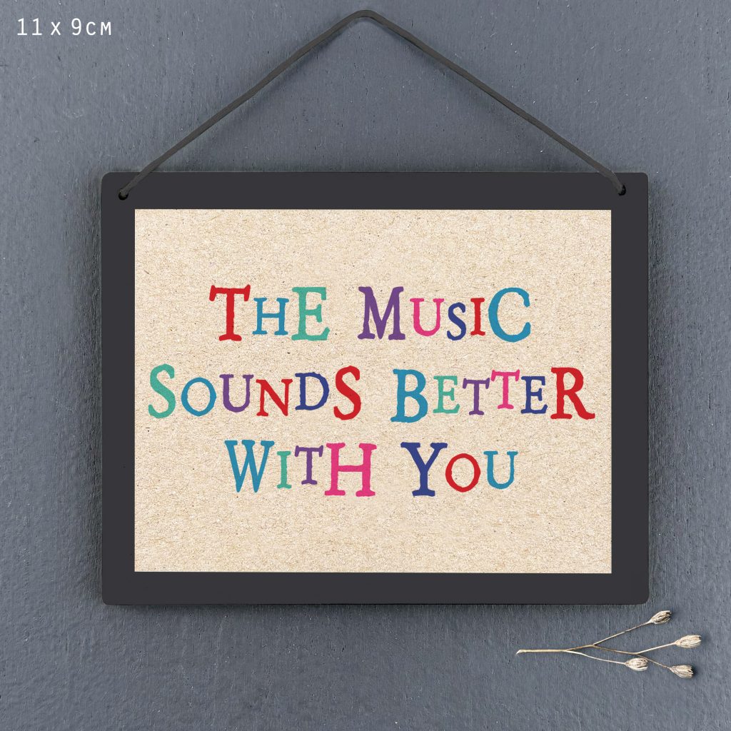East of India Music Sounds Better With You Sign