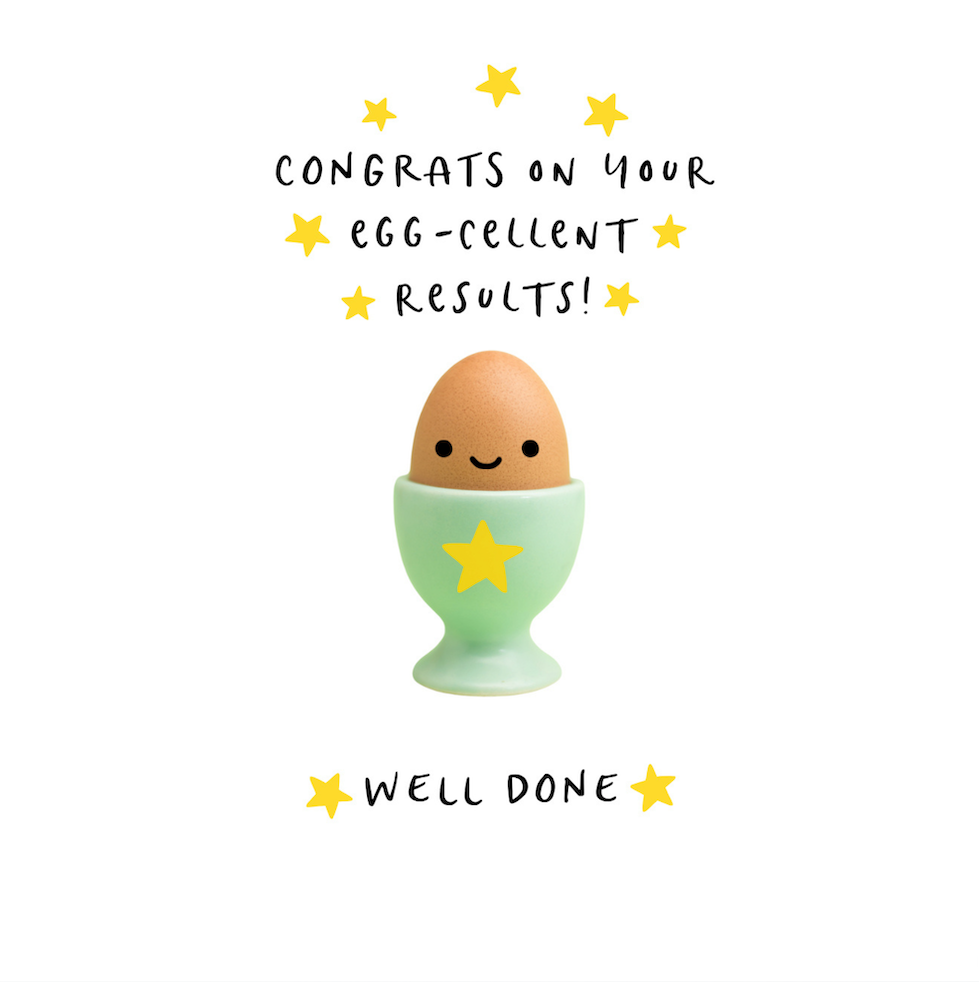 Petimo - Better Together Congrats on Egg-cellent Results Card