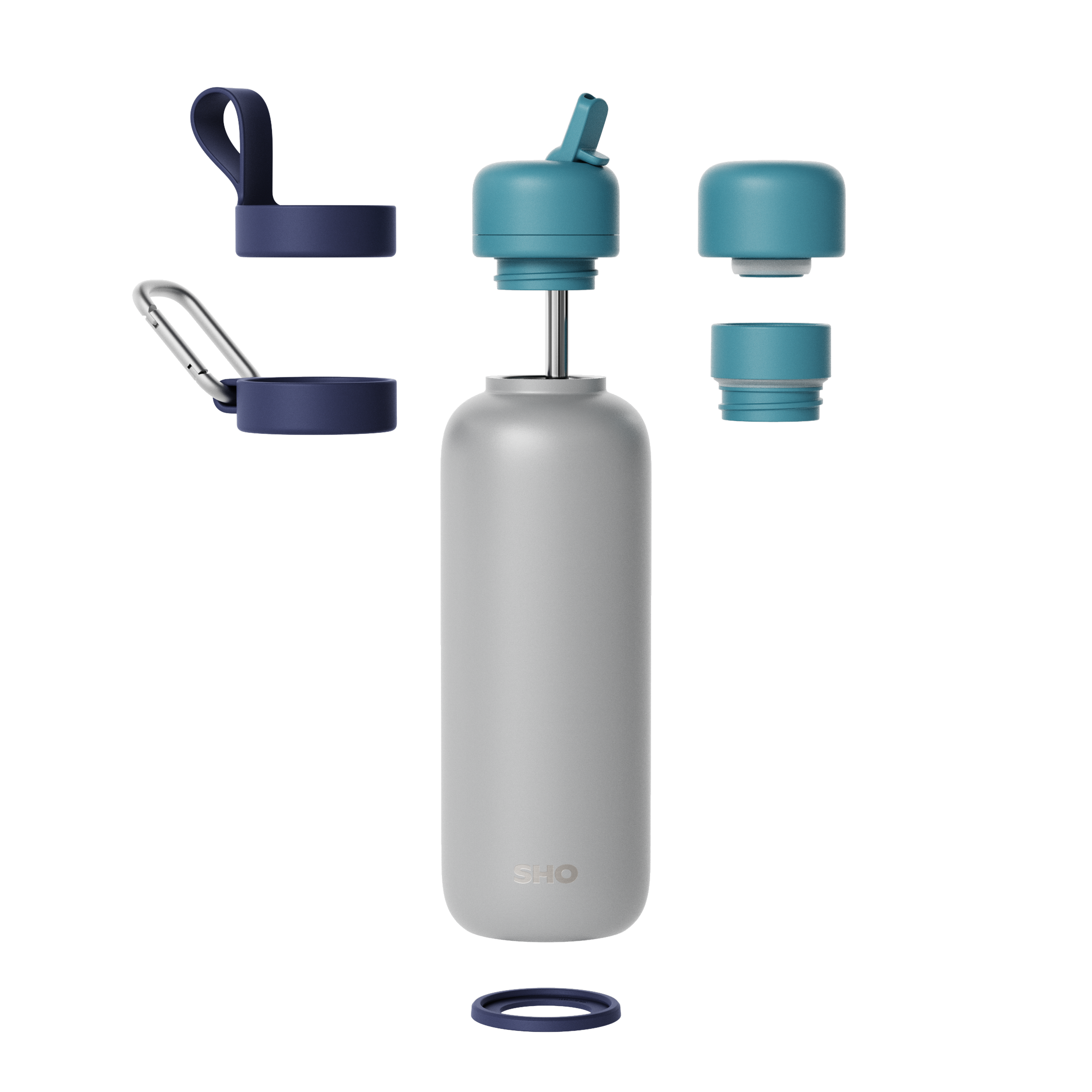 SHO - Newt┃Premium Insulated Water Bottle: Storm Loop / 500ml