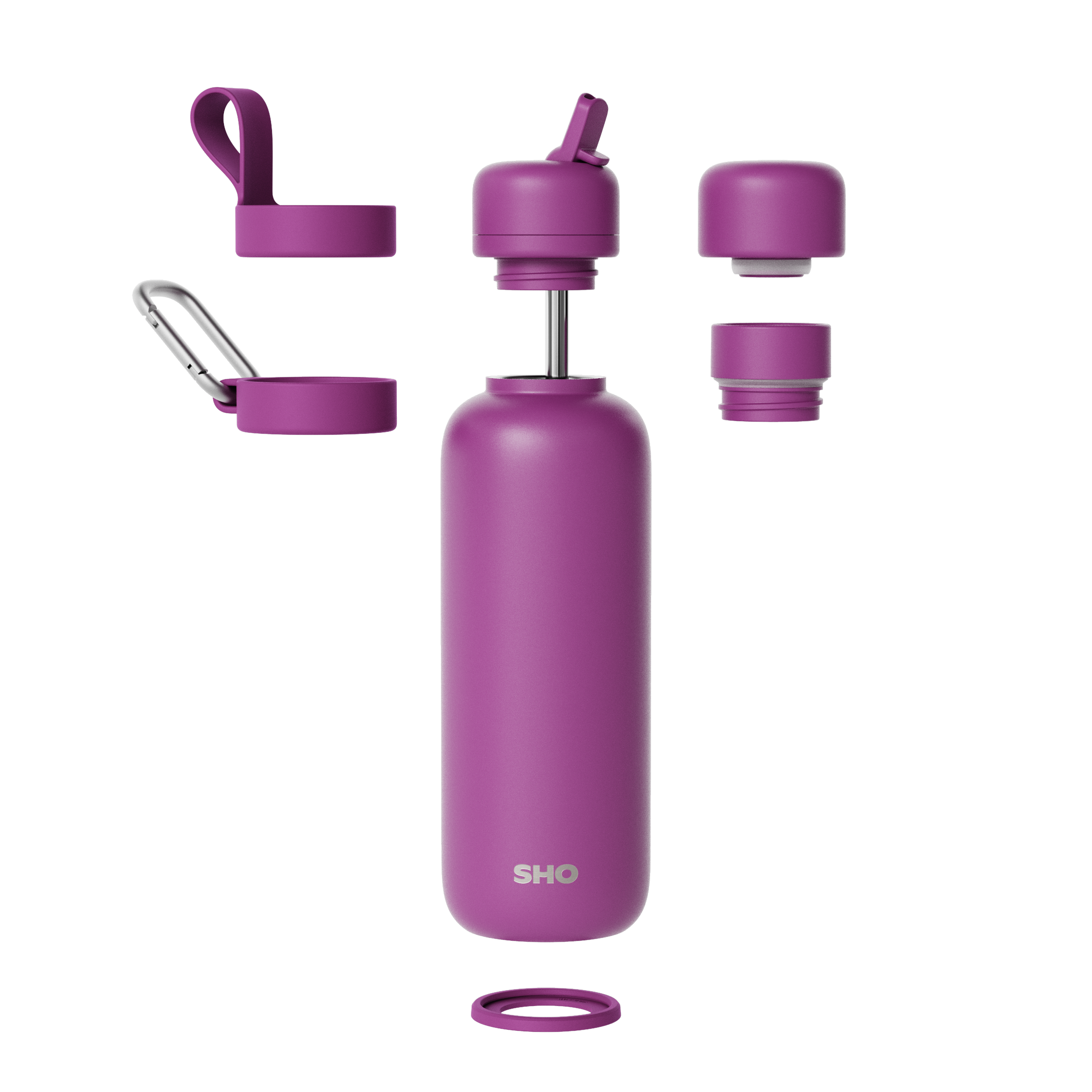 SHO - Newt┃Premium Insulated Water Bottle: Cherry Charge / 500ml