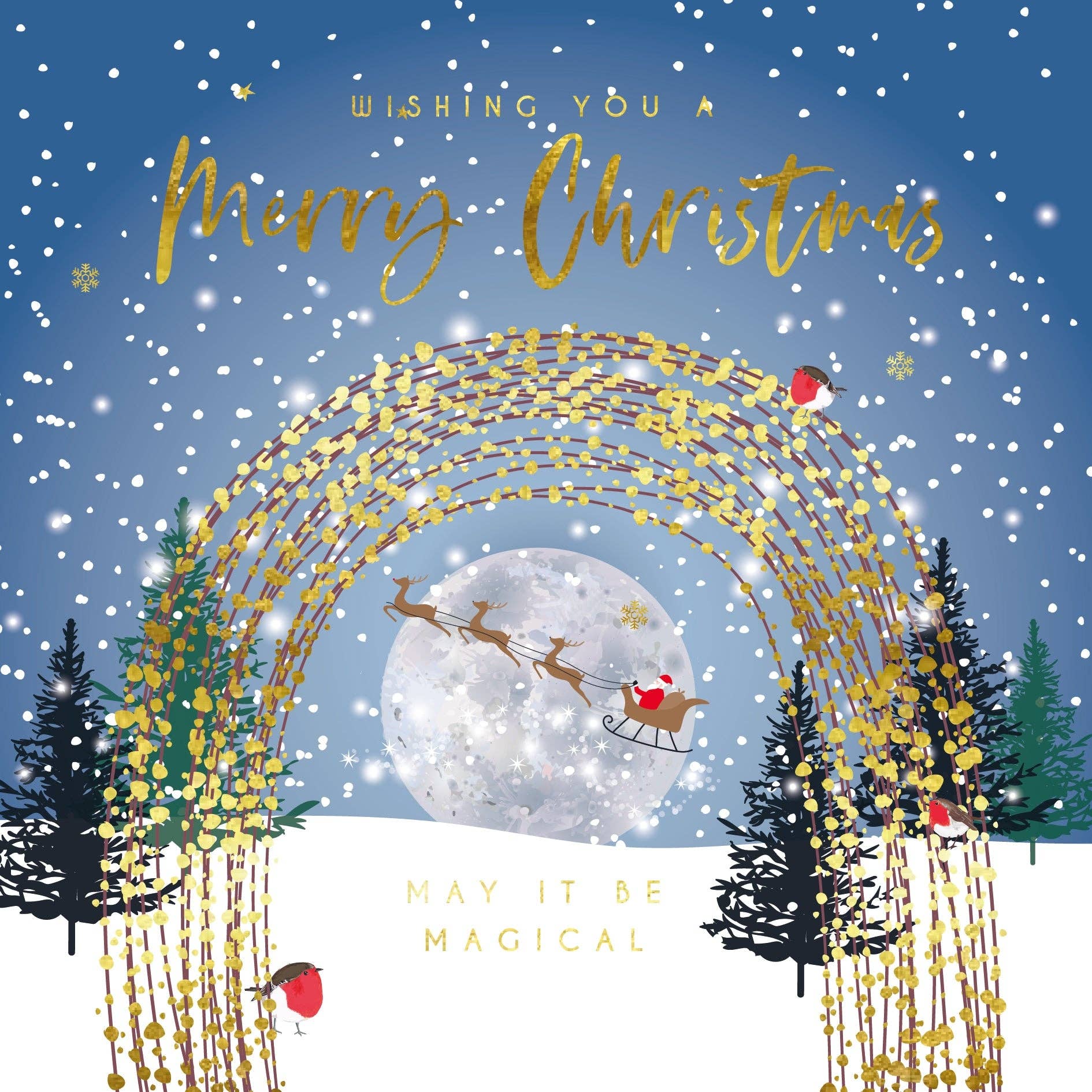 Belly Button Designs - Merry Christmas Card