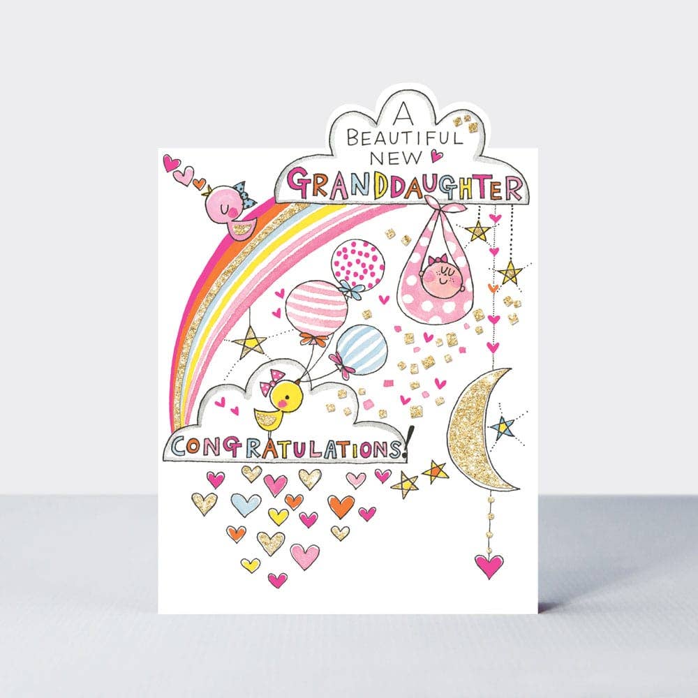 Rachel Ellen Designs Beautiful New Granddaughter Card