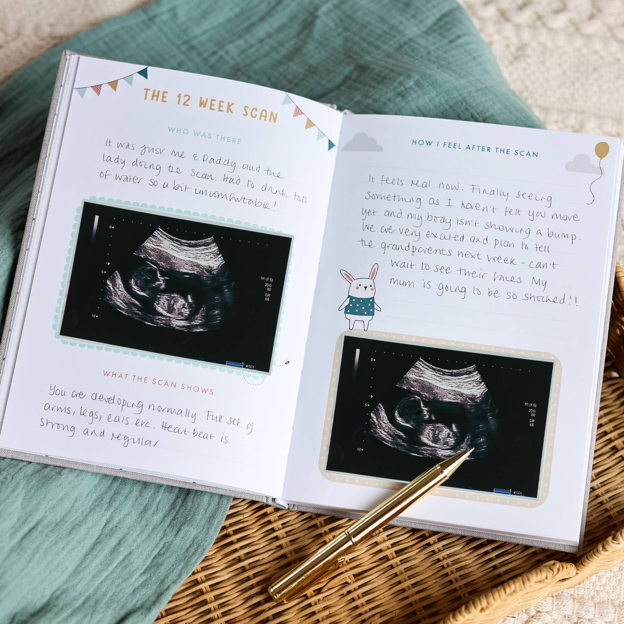 FROM YOU TO ME Meaningful Gifts - Bump to Birthday Pregnancy Journal | Pregnancy Keepsake