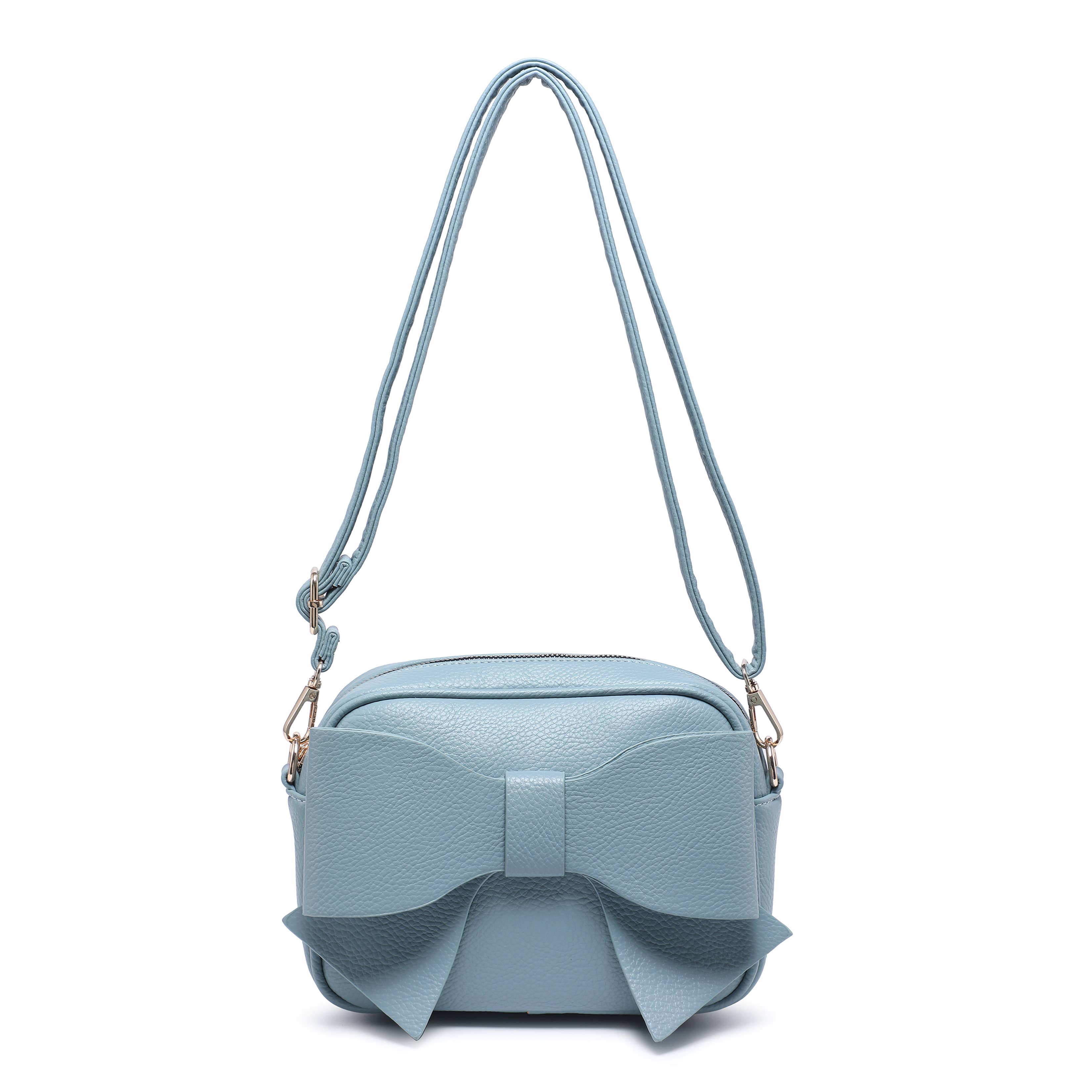 Beau Lilac Crossbody Bow Bag