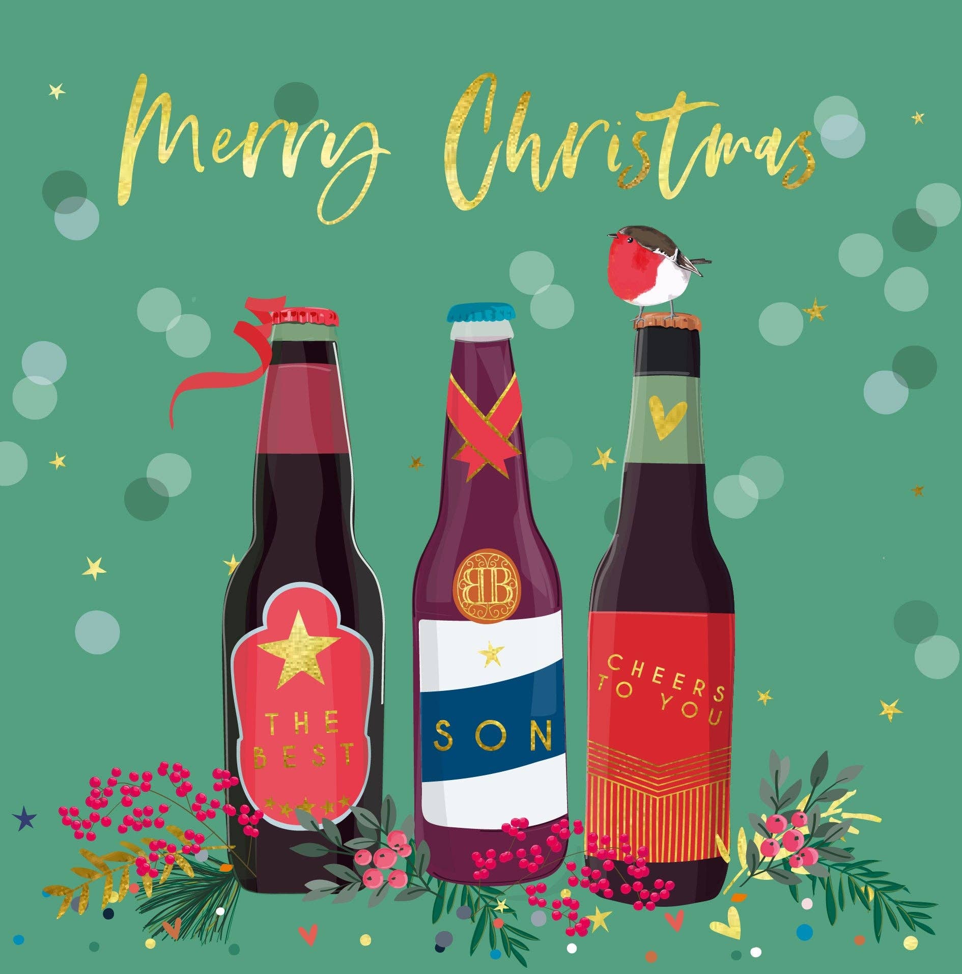 Belly Button Designs - Son Christmas Card