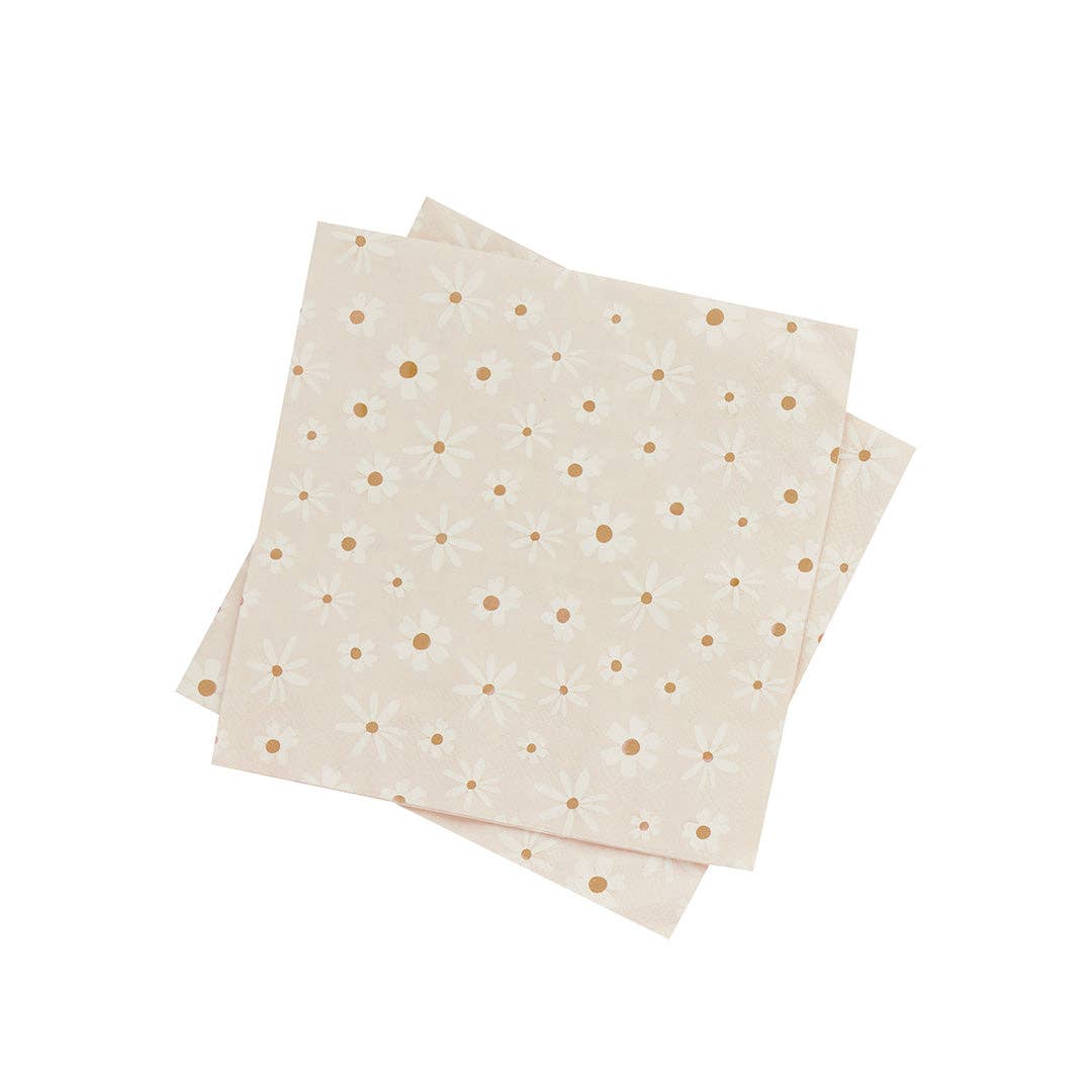 Hootyballoo by Club Green - Daisy Paper Napkins 16 Pack