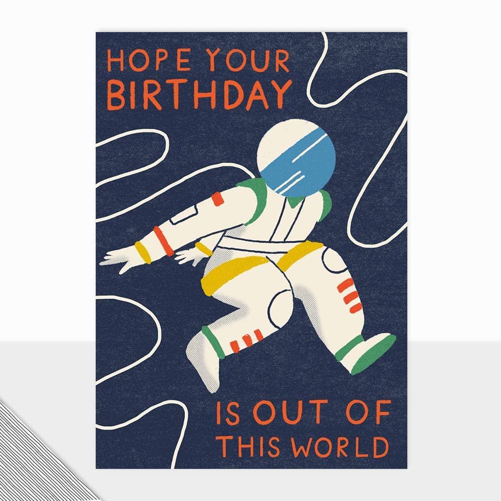 Honcho Happy Birthday Spaceman Card