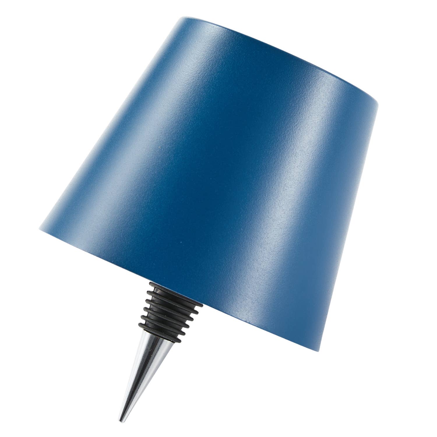 Cordless LED Table Lamp with Bottle Stopper: Cream