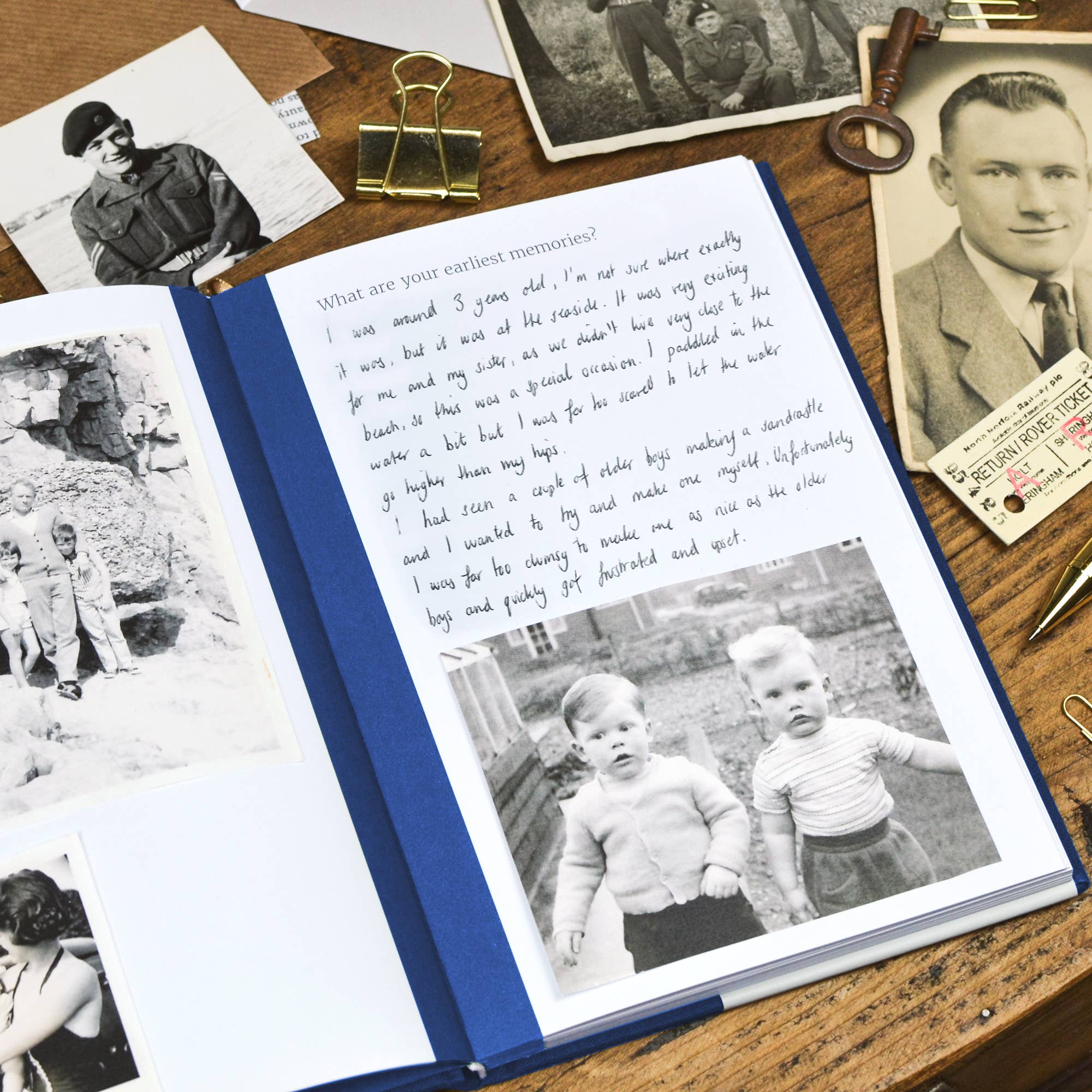 FROM YOU TO ME Meaningful Gifts - Dear Dad Guided Memory Journal | Heartfelt Gift for Dad |