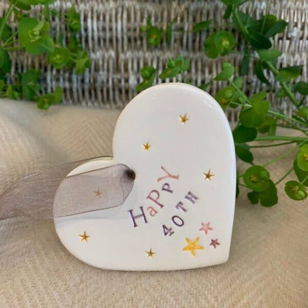 Jamali-Annay Designs - Handmade Ceramic - Happy 40th