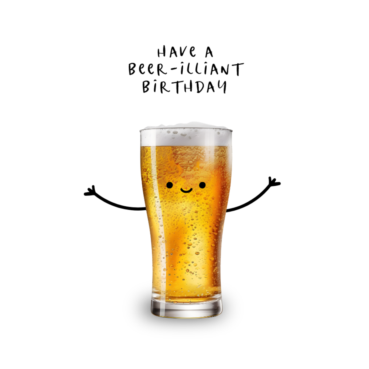 Petimo - Better Together Beer-illiant Birthday Fun Cute Card