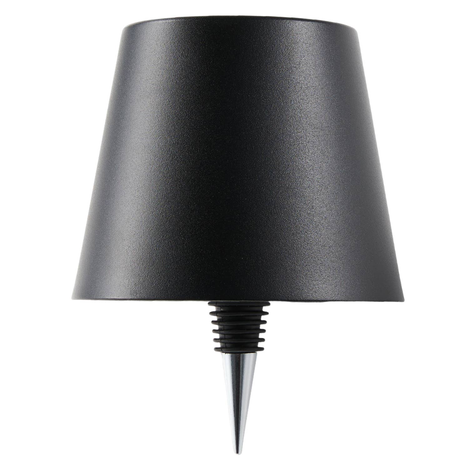 Cordless LED Table Lamp with Bottle Stopper: Cream