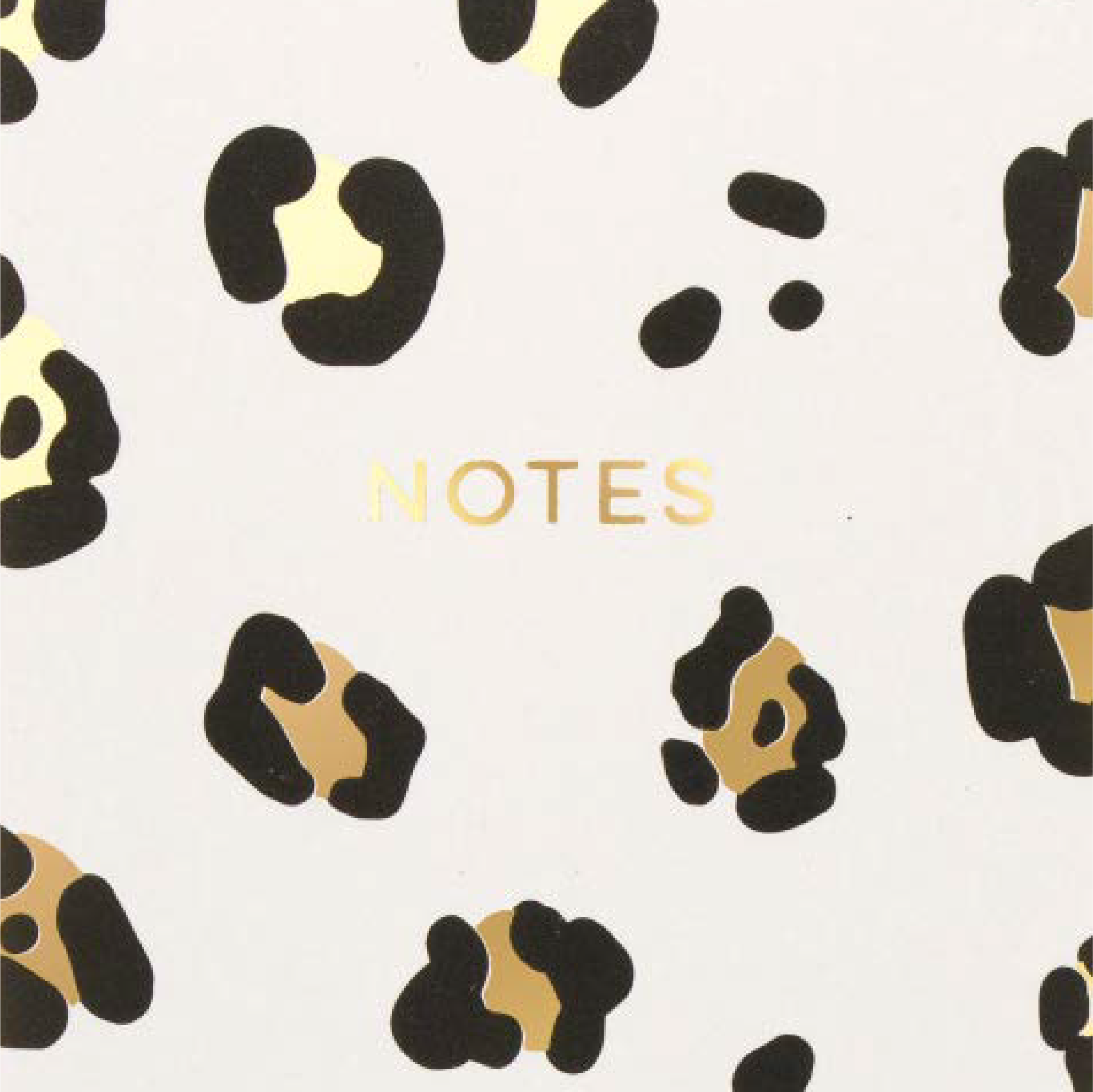 Oli Olsen - Éccolo Spiral Memo List Pad - Leopard Print List Pad