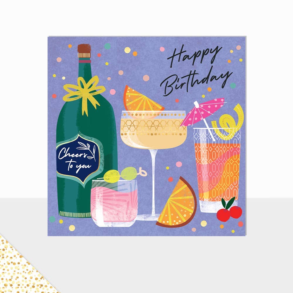 Aurora Happy Birthday Cheers Card