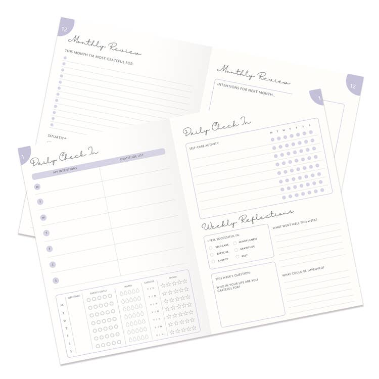 Portico Designs - Rituals Nourish to Flourish Guided Gratitude Journal/Planner