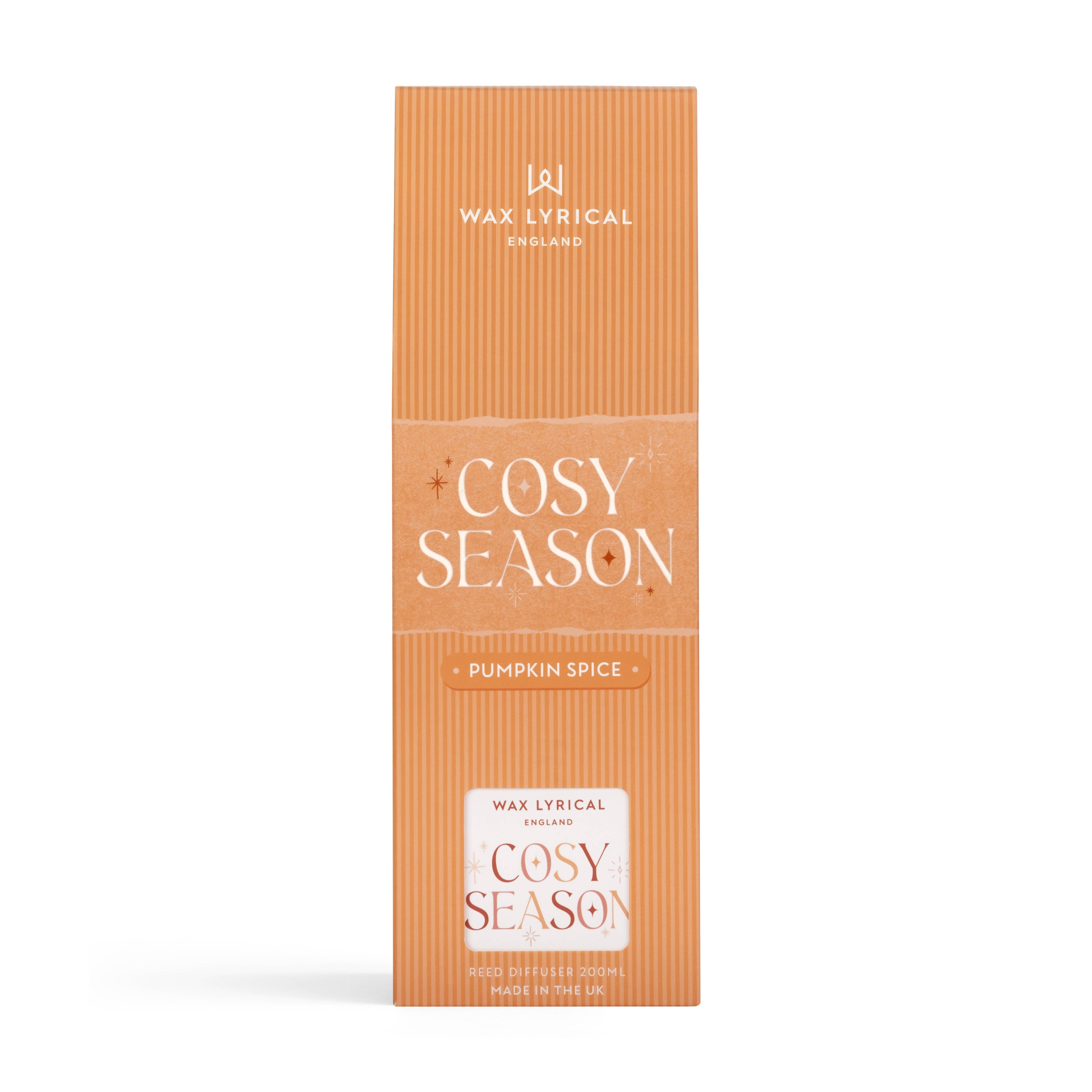 Wax Lyrical UK - Wax Lyrical Cosy Season Pumpkin Spice Reed Diffuser: Pumpkin Spice