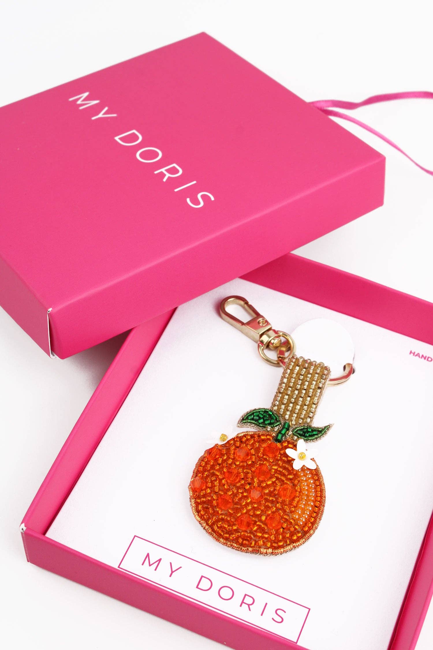 My Doris - ORANGE KEYRING/BAG CHARM