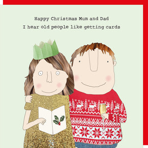 Rosie Made A Thing Mum And Dad Cards Christmas Card