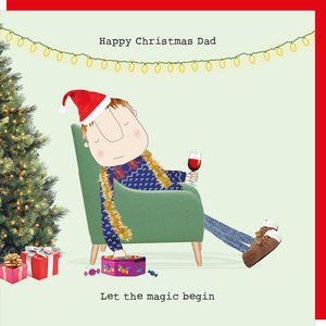 Rosie Made A Thing Dad Magic Begin Christmas Card