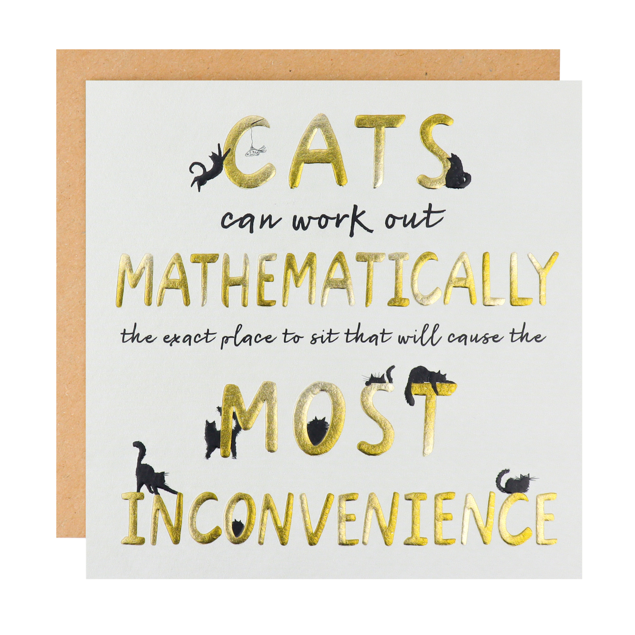 Cardology - Battersea Inconvenient Cats Funny Birthday Card