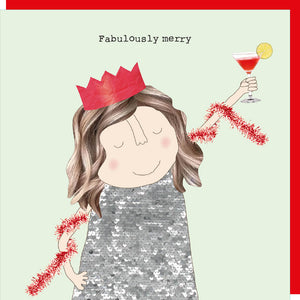 Rosie Made A Thing Fab Merry Christmas Card