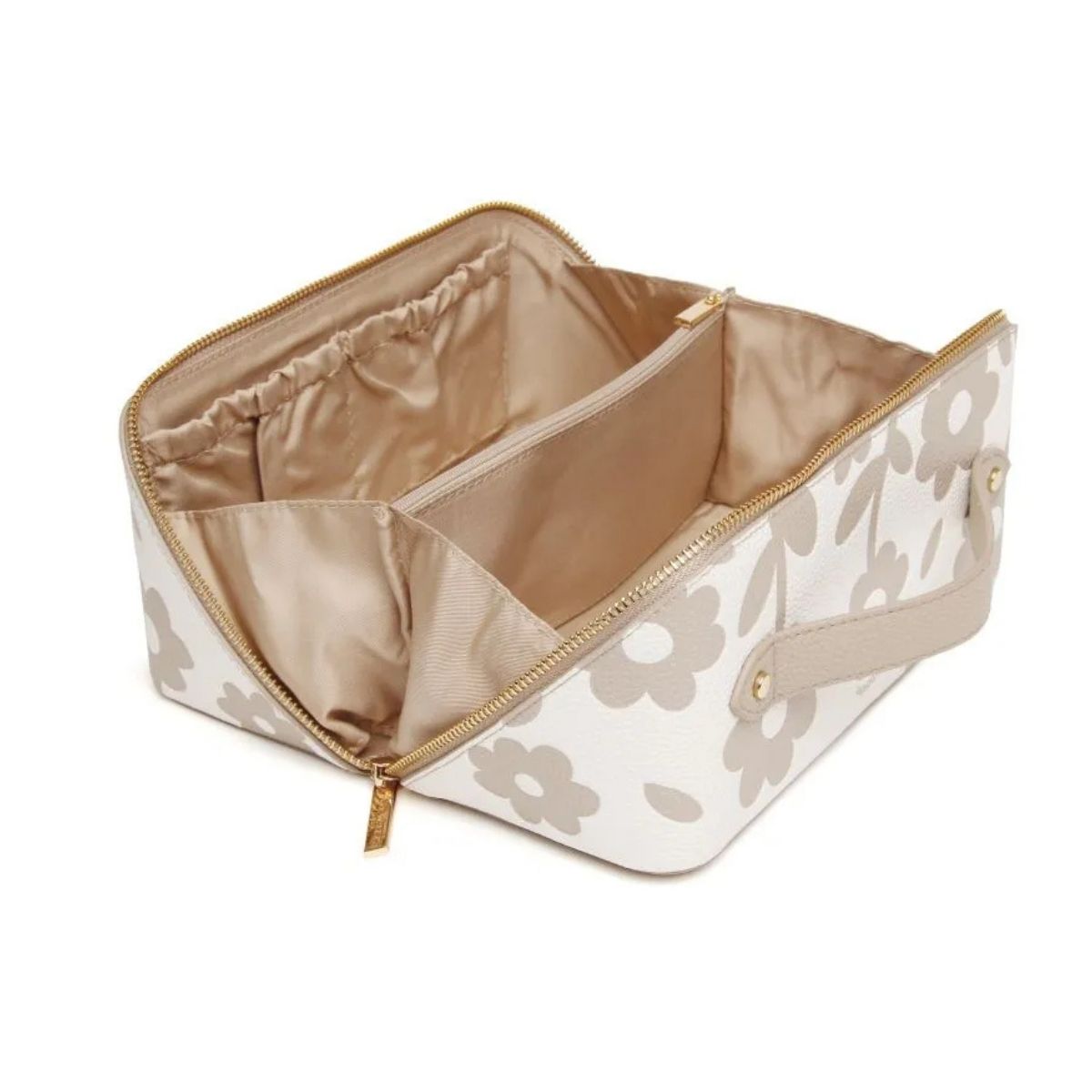 Alice Wheeler Stone Floral Train Case