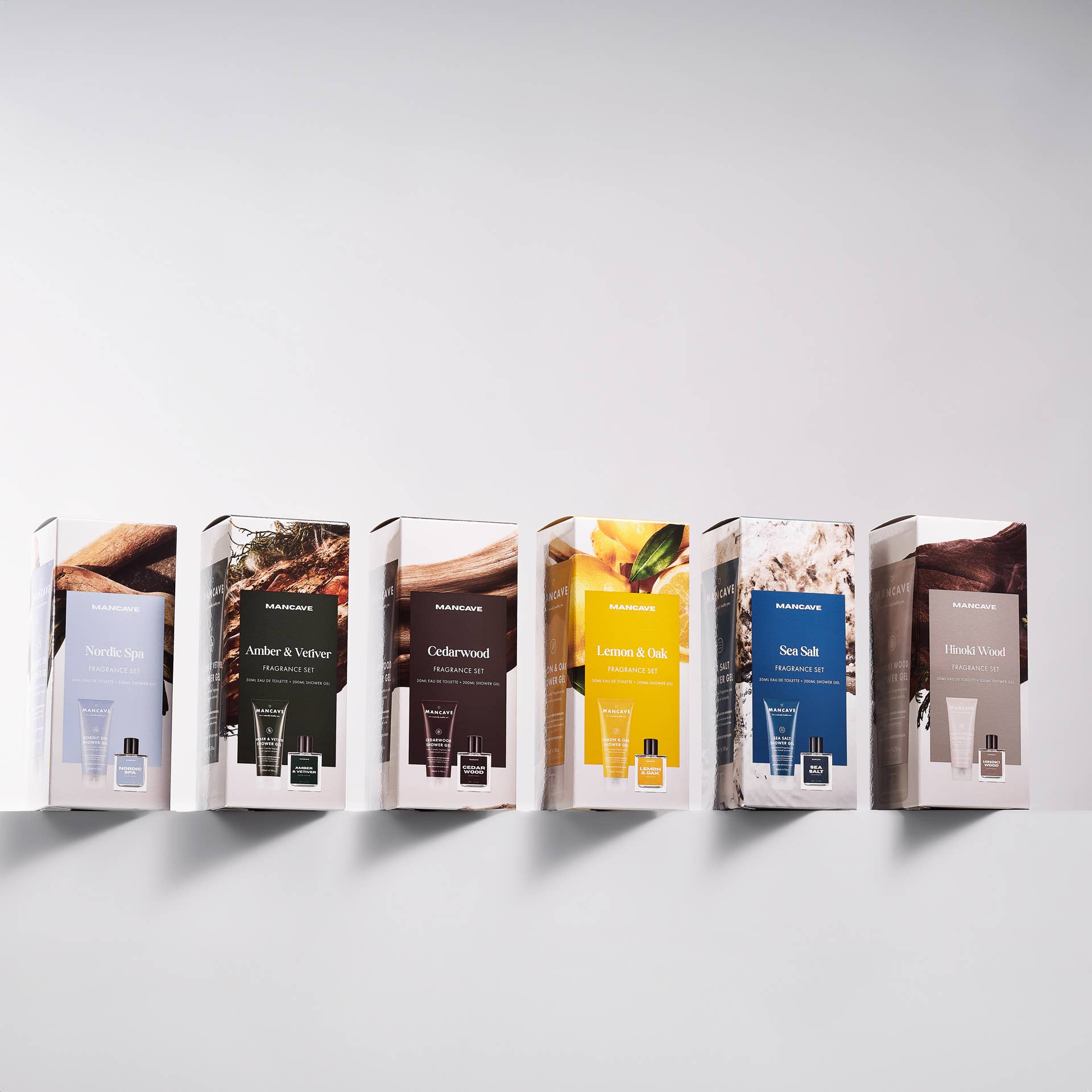 ManCave - Mens Premium Fragrance Set, Sea Salt, Mens Gifts, Gift Set