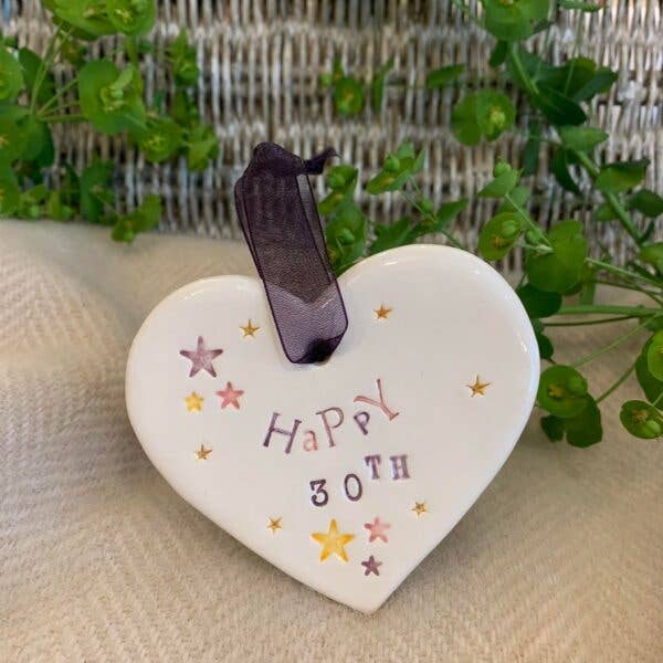 Jamali-Annay Designs - Handmade Ceramic - Happy 30th