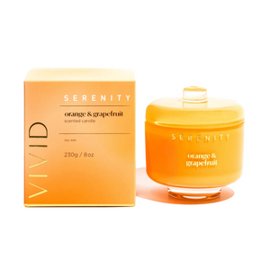 Serenity Vivid Candle - Orange & Grapefruit - More Than Just a Gift | Narborough Hall