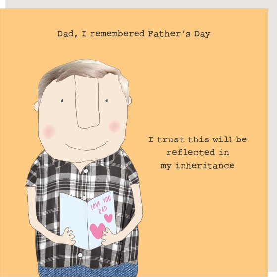 Rosie Made A Thing Inheritance Fathers Day Card