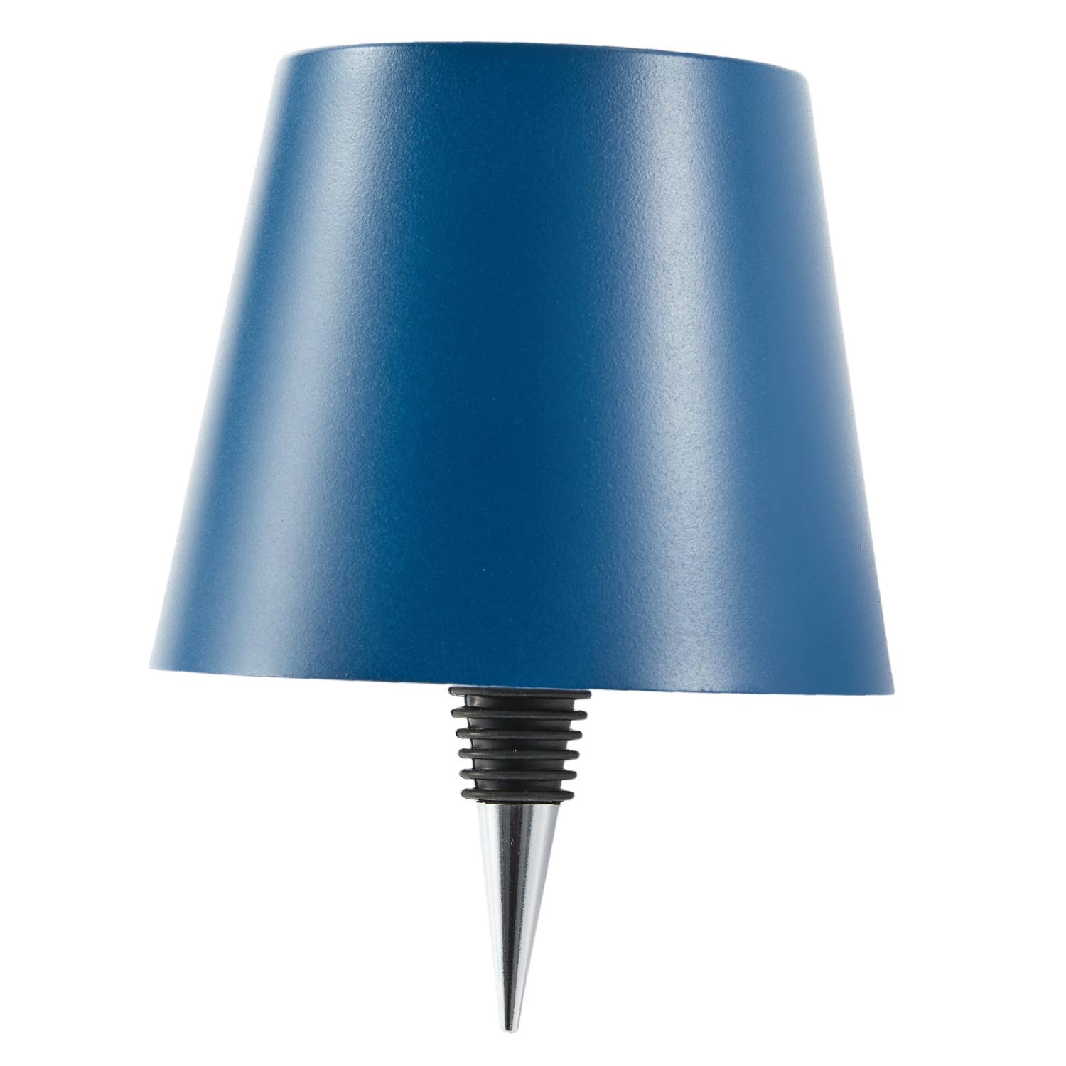 Cordless LED Table Lamp with Bottle Stopper: Cream