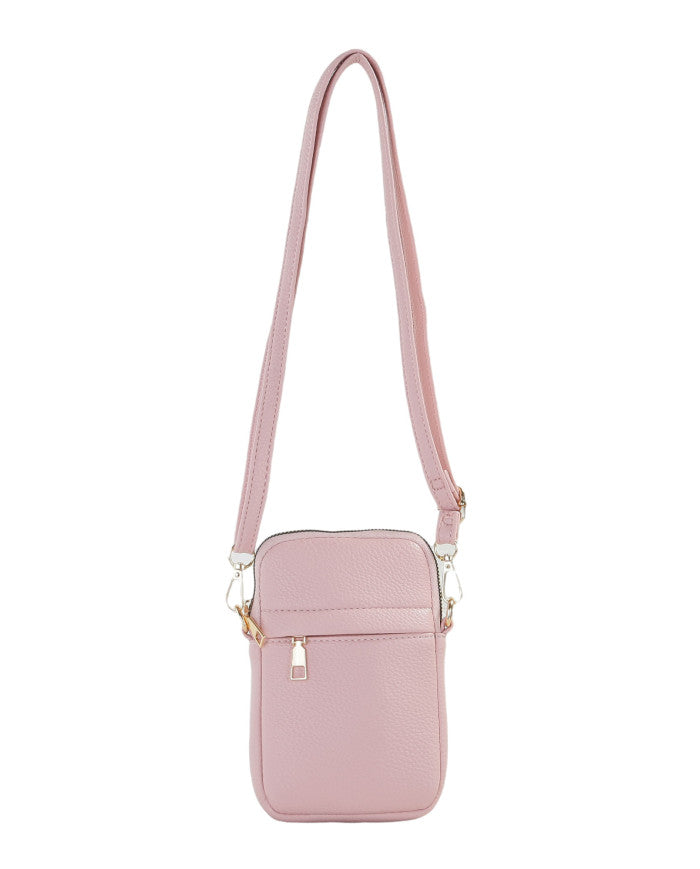 Annabel Tall Cross Body Bag - Pink
