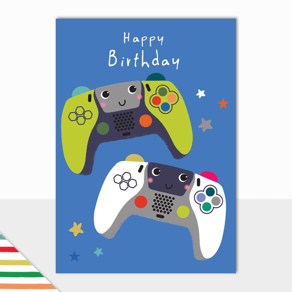 Laura Darrington Game Controllers Birthday Card