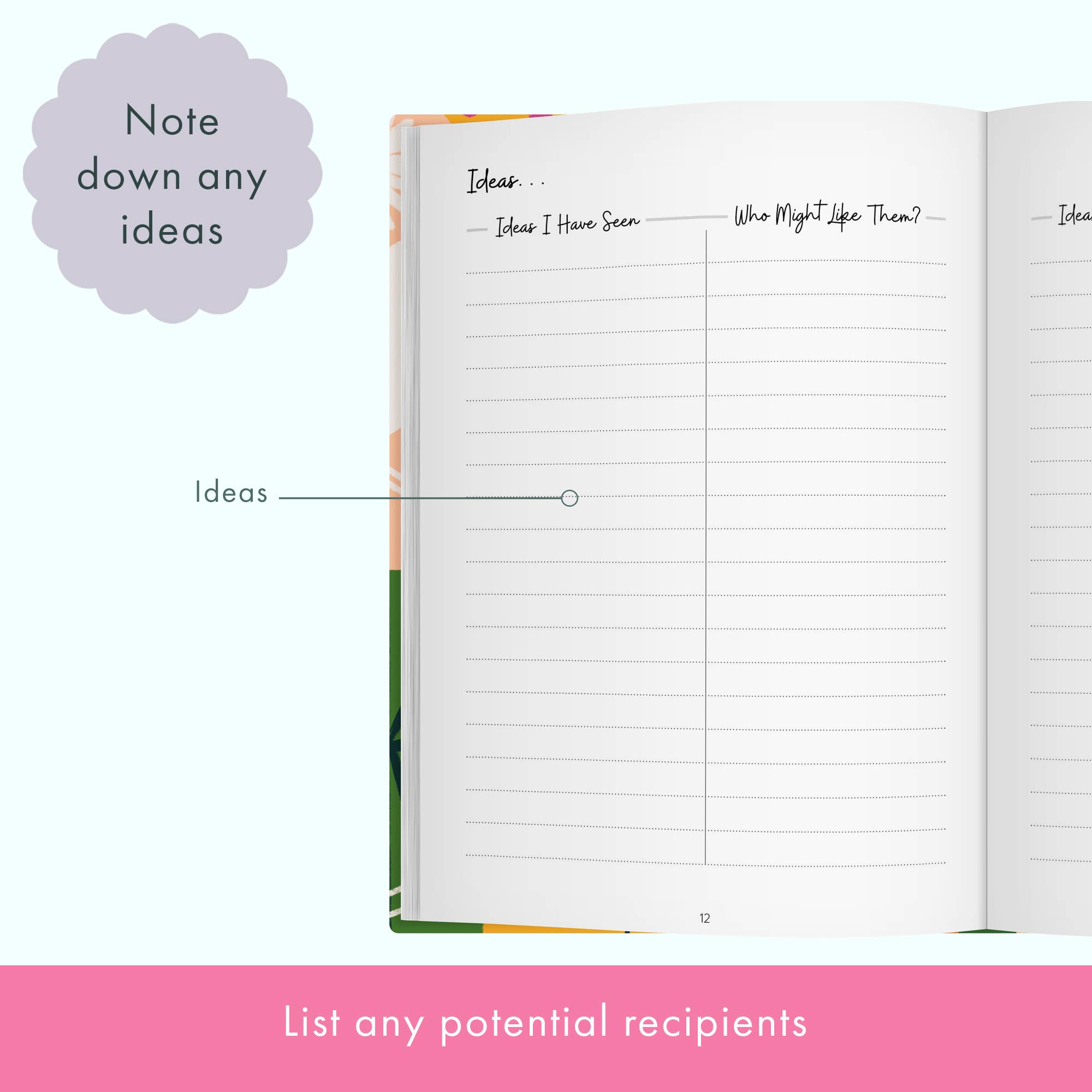 FROM YOU TO ME Meaningful Gifts - The Present Planner - A journal for those who love gifting