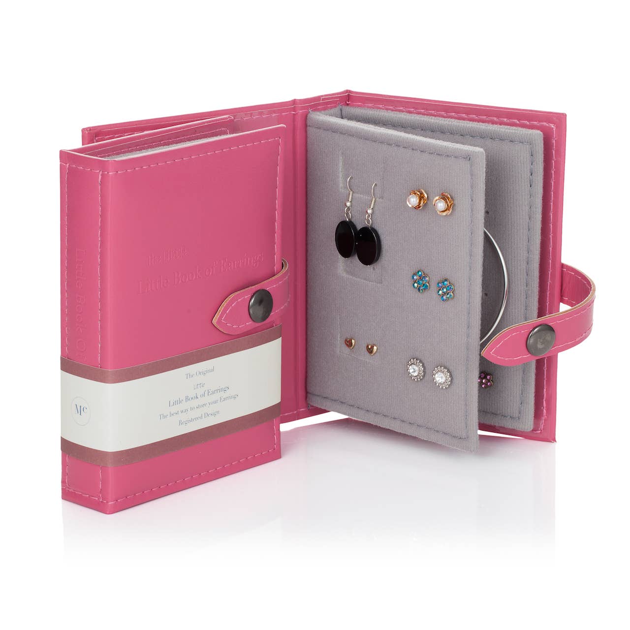 Little Book Of Earrings Pink Perfect earring organiser